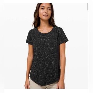 Lululemon Love Crew *Splatter Black size 6